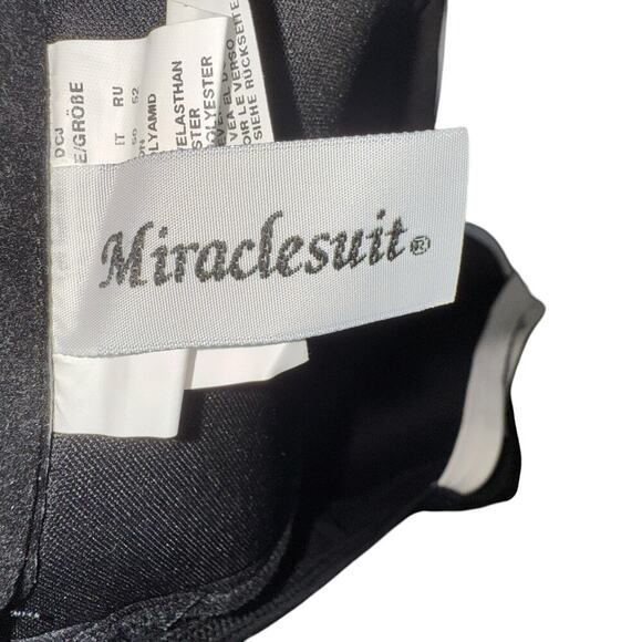 Miraclesuit Sz 16 Tankini Top Slimming‎ Ruching Beach Cruise Vacation - Picture 9 of 10